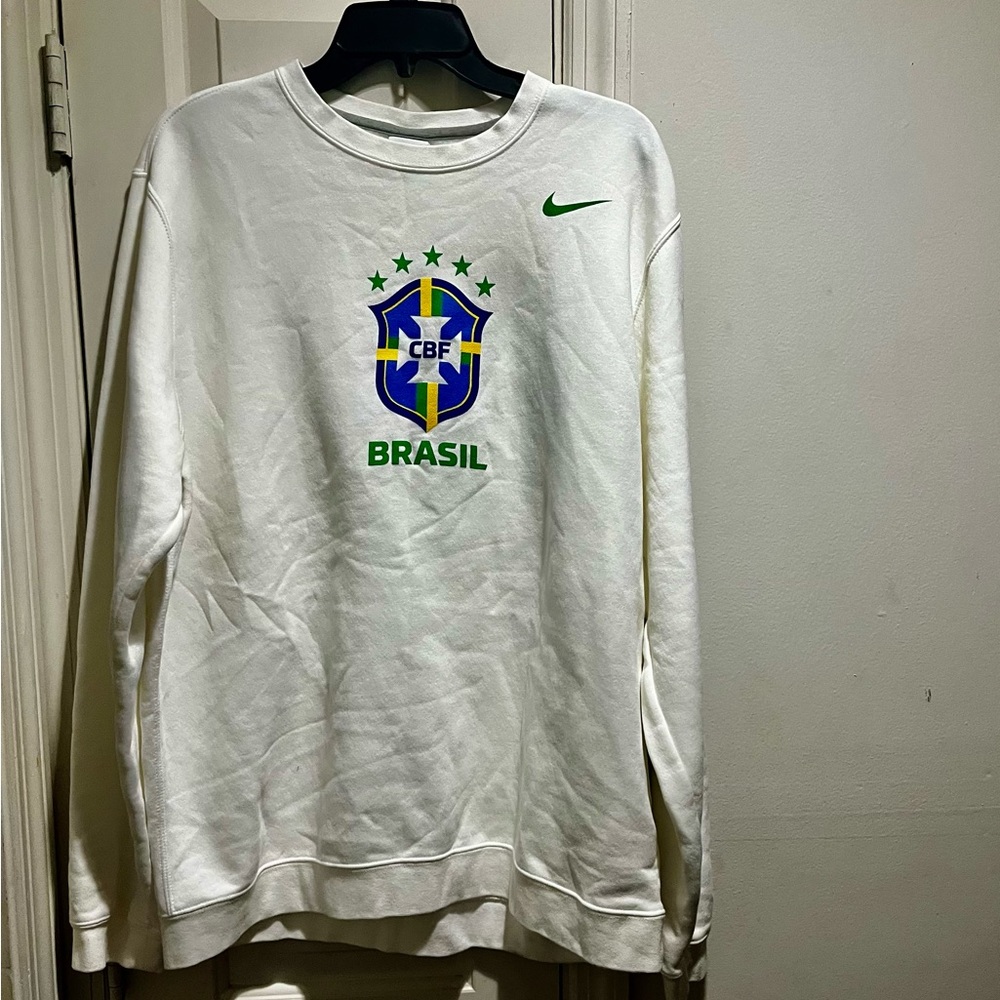 Nike CBF Brasil soccer crew neck sweatshirt